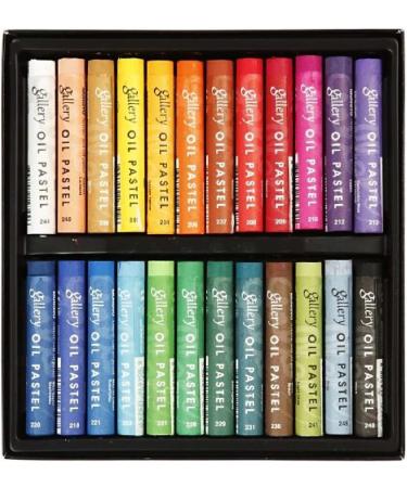 Mungyo Gallery Soft Oil Pastels Set of 24 - Assorted Colors | Vibrant Artist Quality Pastels - Buy Online on GoSupps.com