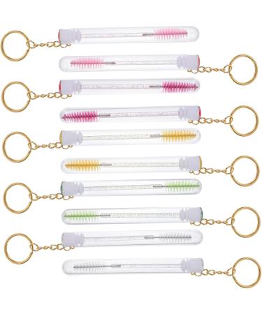 FRCOLOR 30 Pcs Keychain Mascara Brush Mascarades for Women Empty Mascara Lash Brush with Tube Extend 11.2x1cmx3pcs Assorted Colorx3pcs - Buy Online on GoSupps.com