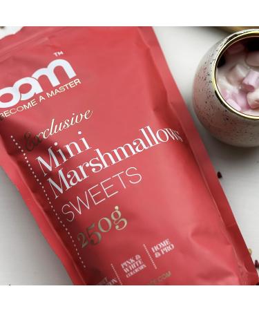BAM Mini Marshmallows Cake Sprinkles Ideal for Cake Decorating Pink Cream and White 250g - Buy Online on GoSupps.com