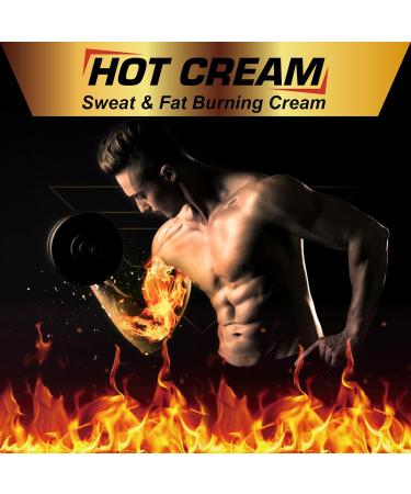 Hot Sweat Cream - Fat Burning Weight Loss Cream for Belly & Cellulite Treatment | Natural Workout Enhancer for Men & Women - Buy Online on GoSupps.com