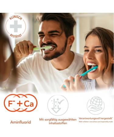 Elmex Toothpaste Caries Protection 75 ml - 6 Pack | Effective Dental Care & Celexqua Toothbrush Cap - Buy Online on GoSupps.com