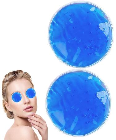Gel Ice Packs Reusable | Reusable Ice Packs Small Ice Packs for Injuries Reusable for Eye Muscle Skin Care and Cool Down Shakven Blue 7cm - Buy Online on GoSupps.com