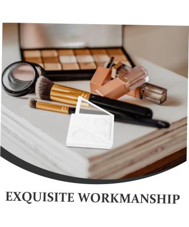 HONITANO 2 Pieces Blank White Makeup with Compartments Magnetic Closure Suitable for Eyeshadow Blush Powder Foundation Durable Portable Organizer for - Buy Online on GoSupps.com