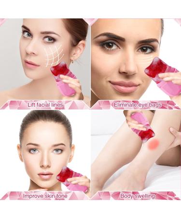 WMKGG Ice Roller for Face - Reusable Silicone Facial and Eye Treatment Tool (Pink) - Refresh & Revitalize Your Skin - Buy Online on GoSupps.com