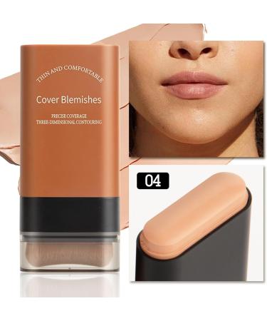 Hydrating Lightweight Foundation Stick with Brush Medium-to-Full Coverage Foundation Stick Makeup Buildable Foundation Stick Face Contour Stick Instantly Balance&Even Complexion (Wheat color 0) Wheat Color 1 count (Pack of 1) - Buy Online on GoSupps.com