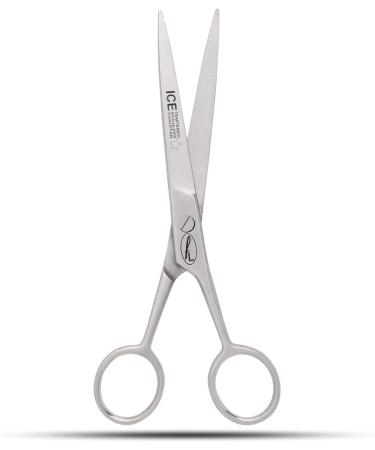 Anti-Rust 5.5 Hairdressing Scissors - Tempered Ice Stainless Steel Barber Scissors for Salons - Ergonomic Styling Tool for Men/Women Beard Grooming - Buy Online on GoSupps.com