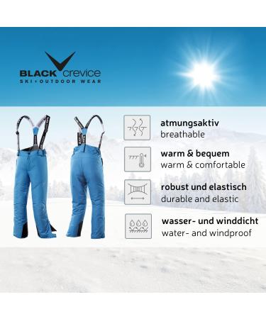Buy Black Crevice Children's Ski Pants | Durable & Stylish Ski Pants for Kids | Available in All Sizes for Girls & Boys - Buy Online on GoSupps.com