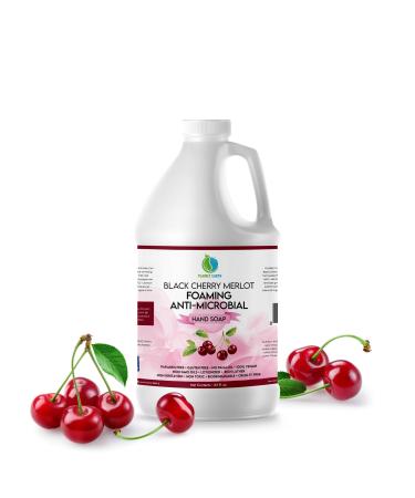 AntiMicrobial Hand Soap - Antibacterial Hand Soap Moisturizing - Liquid Hand Soap Refill Antibacterial - Moisturizing Hand Soap Antibacterial - Gentle Foaming Hand Soap - Black Cherry Merlot 64 oz