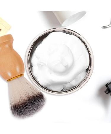 Frcolor Set: Stainless Steel Shaving Foam Brush Razor Brush & Holder Premium Shaving Essentials for Men - Buy Online on GoSupps.com