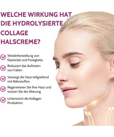Shefave Neck Firming Cream Hydrolized Collagen Wrinkle Cream for Neck and D collet with Hyaluronic and Collagen Moisturising and Skin Rejuvenating Collagen Neck Cream Smooth Skin 40 g (Pink) - Buy Online on GoSupps.com