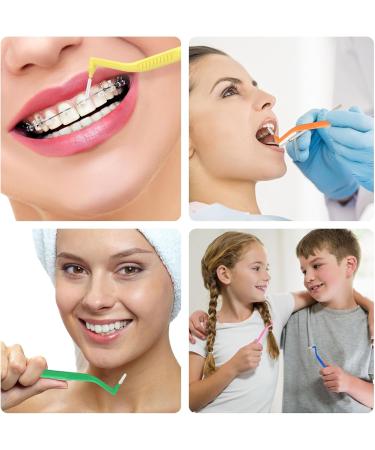 Xnivuis Interdental Brushes - 40 Pieces Multicolor Dental Cleaning Tools for Home & Travel | Effective Tooth Cleaning & Oral Hygiene - Buy Online on GoSupps.com