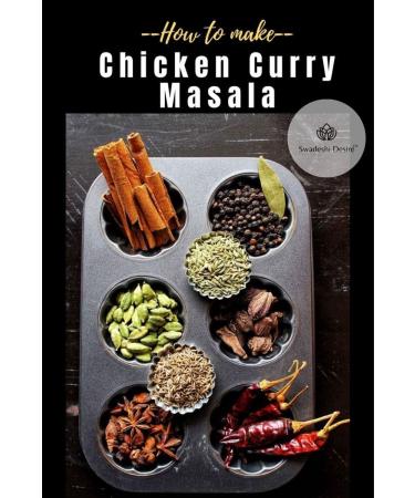 Swadeshi Desire Swadeshi Desire Indian Chicken Curry Masala Spice Blend 13 Spice 100g Natural Ingredients | Vegan | No Artificial Colors | Gluten Free - Buy Online on GoSupps.com