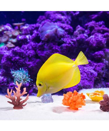 UEETEK 6-Pack Multicolor Sea Star & Coral Aquarium Decor - Realistic Fake Ornaments for Fish Tank Decoration - Buy Online on GoSupps.com