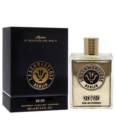 Schwarzlose 20-20 - Unisex EDP Spray Fragrance - Long Lasting and Captivating Perfume with Rose Patchouli Amber Wood and Pink Pepper - Body Spray with Sparkling Feel Good Scent - 3.4 oz Modern 3.4 Fl Oz (Pack of 1) - Buy Online on GoSupps.com