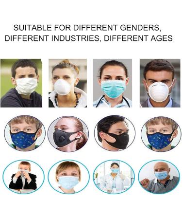 6 Adjustable Mask Band Extensions - Ear Pain Relief & Protection for All Ages (Black) - Buy Online on GoSupps.com