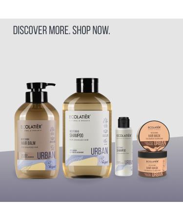 Natural Hair Restoration Balm with Argan Oil - Vegan Sulfate-Free Deep Conditioner for Dry Damaged Hair - 97.5% Natural Hydrating Formula - Buy Online on GoSupps.com