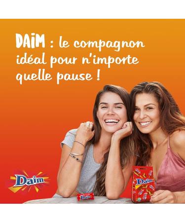 DAIM - 4 Sachets de 460g de Bonbons - Bonbons au Chocolat au Lait et clats de Caramel - Emballages individuels - Lot de 4x460g - Buy Online on GoSupps.com