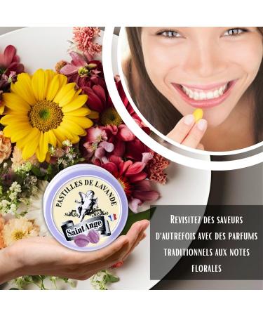 Lot 5 boxes | Saint-Ange Lavender pastilles | 100% French traditional sweets - Buy Online on GoSupps.com