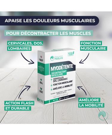 Prescription Nature - MYODETENTE - Herbal and Vitamin Supplement (B1 B6) - Potassium Magnesium and L-Theanine - Made in France - 15 Capsules - Buy Online on GoSupps.com