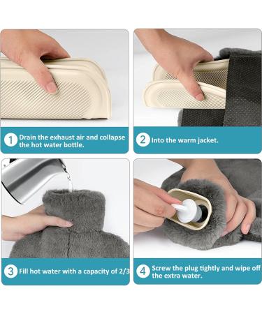 Youjia Foot Warmers Heat Bottle | 2-in-1 Bed & Foot Heating Bottle | Power-Free Heating Mat for Women Adults & Children - 36x30cm - Buy Online on GoSupps.com