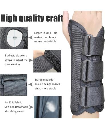 Wrist Brace for Carpal Tunnel - Adjustable Support for Sprains Arthritis & Pain Relief (Right Small - Buy Online on GoSupps.com
