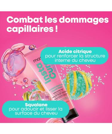 MATRIX Bond-Strengthening Revitalizing Mask Damaged Hair Repairs & Strengthens Hair Fiber Citric Acid & Squalane Instacure Build-A-Bond 250 ml - Buy Online on GoSupps.com