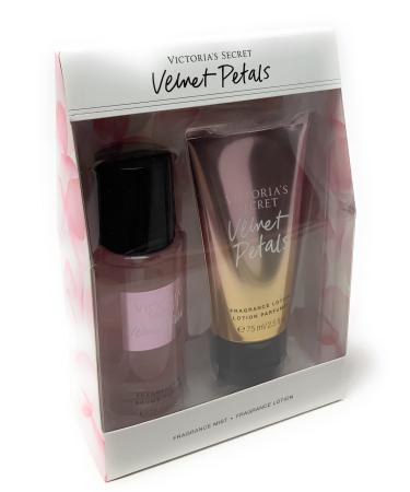 Victoria's Secret 2-Piece Gift Set: Scented Body Mist Body Lotion Velvet Petals