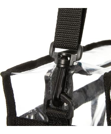 Clear Stadium Approved Tote Bag with Adjustable Shoulder Straps - Ideal Transparent Handbag for Men and Women - Buy Online on GoSupps.com