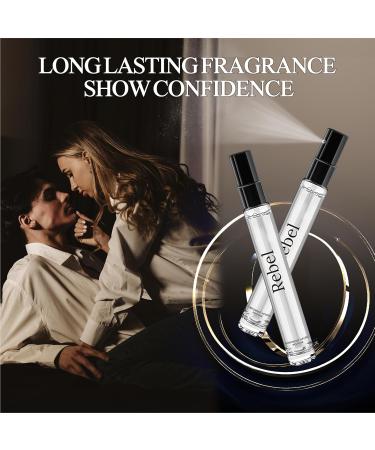 Rebel Pheromone Cologne for Men 2024 New Rebel by Alloura for Men Alloura Pheromone Perfume for Men Long Lasting Fragrance 0.34Fl.Oz (2 Pcs) - Buy Online on GoSupps.com