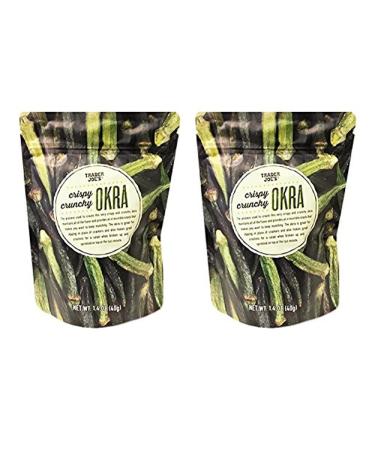 Trader Joes Crispy Crunchy Okra 1.4oz (Pack of 2) - Buy Online on GoSupps.com