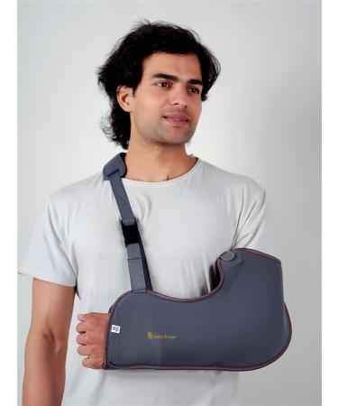 Adjustable Arm Sling Support | Shoulder Immobilizer for Left & Right Arm | Unisex Medium Size - International Shipping - Buy Online on GoSupps.com