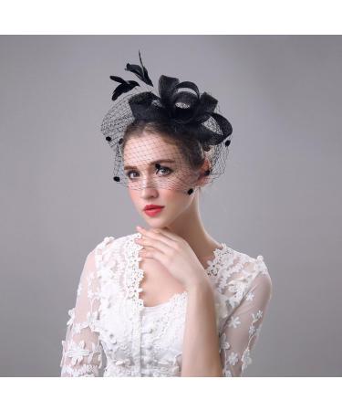 GRACEART Bowknot Fascinator Hats Veil Headband - Buy Online on GoSupps.com