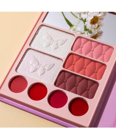 Professional Makeup Palette for Women Girls Complete Gift Kit 29 Colors Mixable Waterproof Matte Pearlescent Eyeshadow Lipstick Blush Contour - Buy Online on GoSupps.com