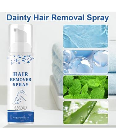  Mimoqk Hair Removal Spray Painless Depilatory Spray Moisturizing and Non-irritating Formula 100ml Face & Body Hair Remover for Men and Women Effective in Sensitive Skin - Buy Online on GoSupps.com