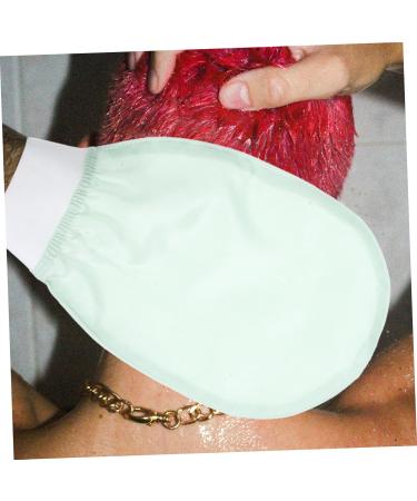 Baluue Body Exfoliator Glove - Light Green Bath Scrubber Mitten for Smooth Skin | International Shipping - Buy Online on GoSupps.com