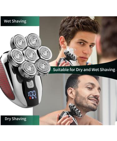 Buy Glatens Electric Razor Men 7D - 5 in 1 Waterproof Rotary Shaver & Grooming Set | JK1800 - Buy Online on GoSupps.com