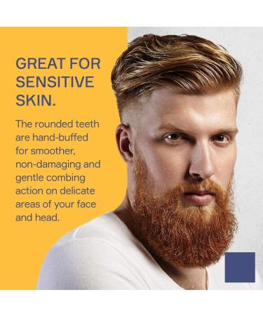 Seven Potions Handmade Beard Comb for Men - Fine and Coarse Tooth Comb for Hair, Beard & Moustache - 14.5 cm / 5.7 inch - B1 - Buy Online on GoSupps.com