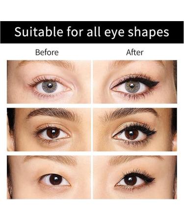 Butterfly Eyeliner Stencil Winged Eyeliner Stamp Reusable and Flexible Eyeliner Stamp Tool Suitable for Makeup Beginners for Winged Look (2Pcs) - Buy Online on GoSupps.com