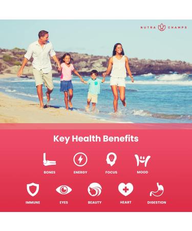 NutraChamps Complete Liquid Multivitamins | No Added Sugar | Vitamins for Women, Men & Kids | Vegan Liquid Vitamin Multimineral Supplement | Energy, Immunity & Beauty - Buy Online on GoSupps.com