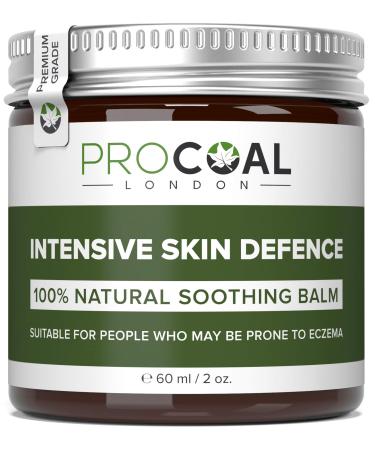 Eczema Cream 100% Natural & Vegan Intensive Skin Defence Balm 60ml by Procoal For Children and Adults Prone to Eczema Psoriasis and Dermatitis Made in UK