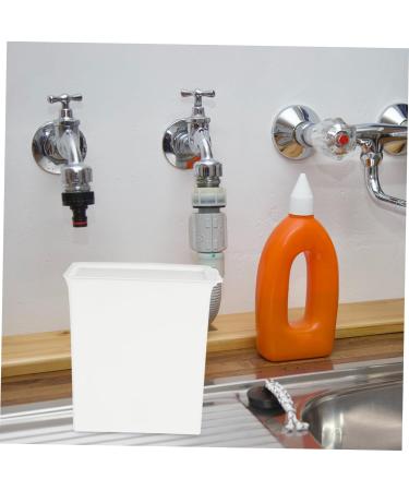 Alipis Box Sheet Laundry Detergent Storage Box Drawer Laundry Detergent Container Condensate Beads Bucket Sundries Storage Bucket Plastic Washing Machine Organize The Boxes White 14.6X14X8CM White - Buy Online on GoSupps.com