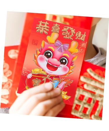 MAGICLULU 60pcs Year of The Dragon Red Envelope Money Gift Cash Packets Chinese Red Packets Money Pocket Spring Festival Red Pocket Lunar New Year Envelopes Gift Bag Chinese Style Paper - Buy Online on GoSupps.com
