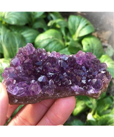 Amethyst Rough Stone Mix Random Dream Amethyst Quartz Crystal Cluster Specimen (Color : 180-200g Size : Mix Random) (Color : 100-130g Size : Mix Random) Mix random 100-130g