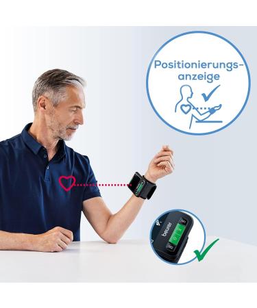 Beurer BC 87 Wrist Blood Pressure Monitor - App Connection Clinically Validated XL Display Arrhythmia Detection & Risk Indicator | Shop Internationally! - Buy Online on GoSupps.com