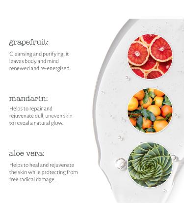 Elemental Herbology Grapefruit & Mandarin Hand & Body Wash - Revitalizing Citrus Body Wash with Essential Oils - Cruelty Free & International Shipping - Buy Online on GoSupps.com