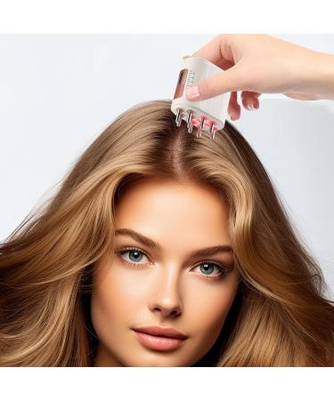 Mimoqk Vibrating hair oil applicator 2-in-1 hair oil applicator with a 6ml capacity scalp treatments hair growth massager 2.68x - Buy Online on GoSupps.com