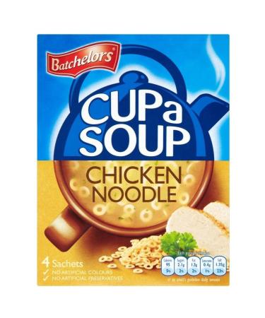 Batchelors Batchelors Cup a Soup with Chicken Noodles (4 per pack - 94g) - Pack of 6