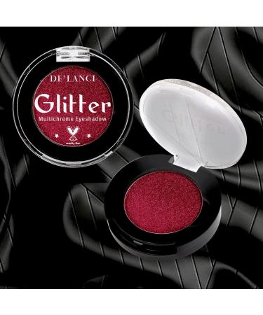 Buy Afflano Single Red Eyeshadow Palette - Shimmery Ultra Pigmented Dark Red Glitter for Multi-Dimensional Eye Looks | Perfect for Christmas Makeup | International Shipping Available - Buy Online on GoSupps.com