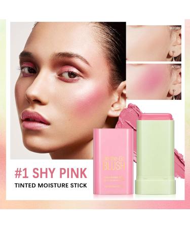 ZAWELIYO Cream Blush Girly Heart EasytoApply Blush Stick with Twist Design Fits Skin High Color Rendering Use as Eyeshadow Lipstick Smooth Texture - Buy Online on GoSupps.com