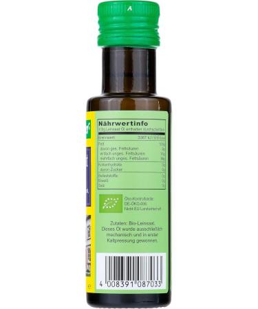  Seitenbacher Seitenbacher Organic Flax Oil | Prepressed | Pressed | Native | (1 x 100 ml) - Buy Online on GoSupps.com